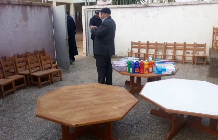 Bénévoles de l'association au douar Ain Beida
