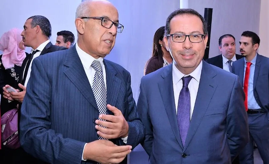 Le président d'Experts Bénévoles avec le professeur Radouane Mrabet, président de l'USMBA, à l'inauguration de Dar Al Moukawil