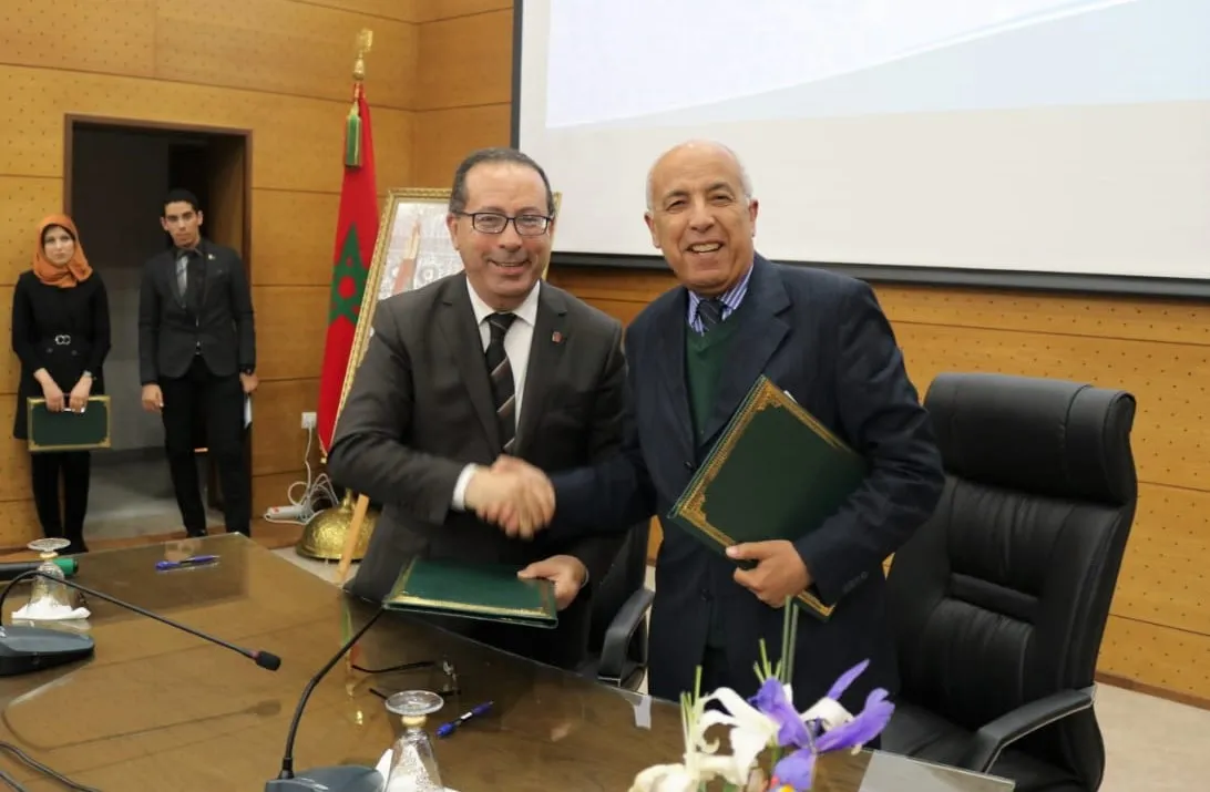 Cérémonie de signature de la convention entre Experts Bénévoles et l'Université Sidi Mohamed Ben Abdellah
